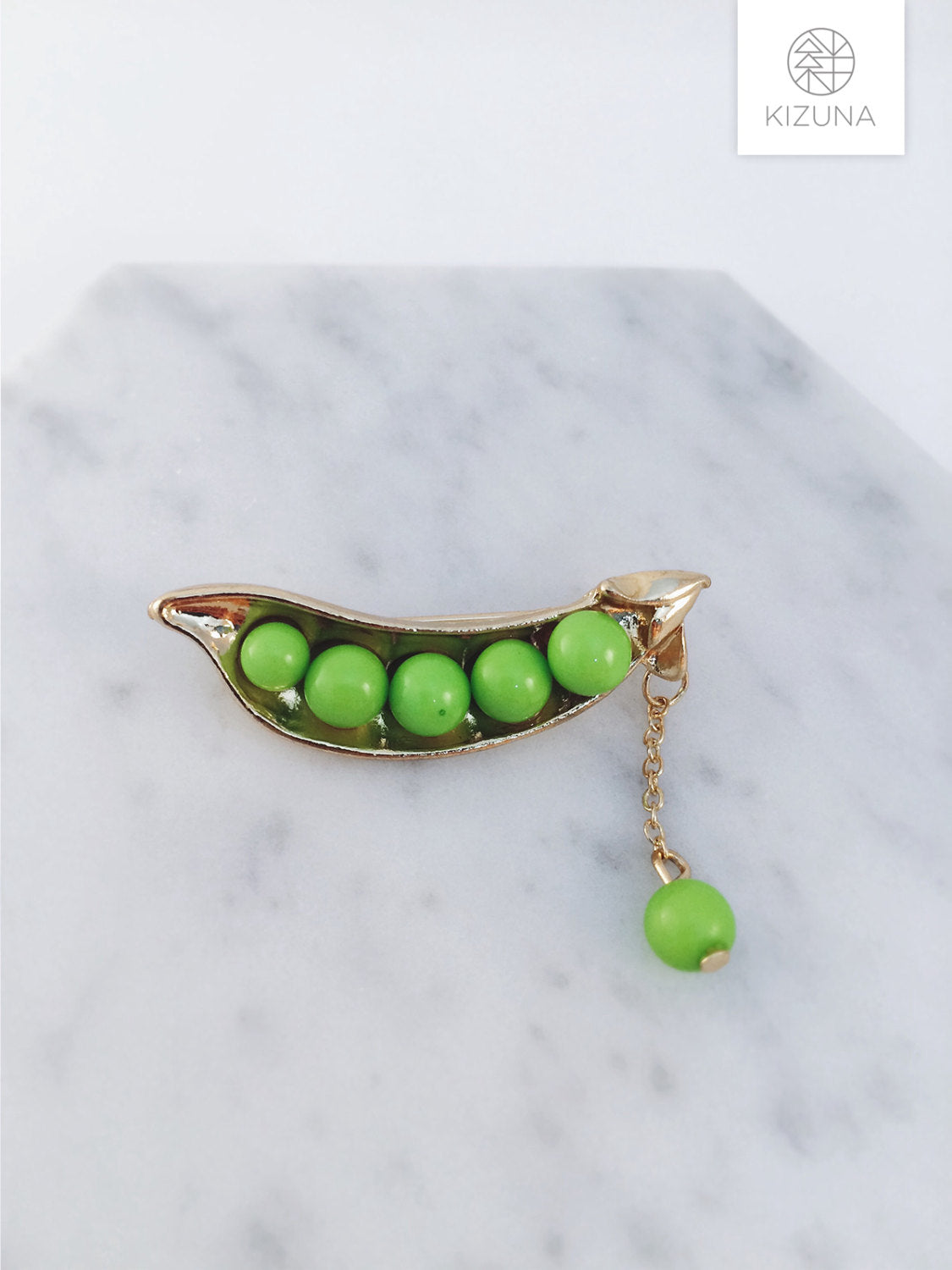 Japanese Edamame Brooch