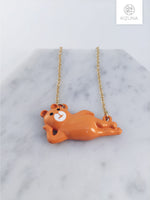 Load image into Gallery viewer, Lazy Rabbit &amp; Bear Necklace
