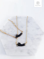 Load image into Gallery viewer, Fly Cat to The Moon (Necklace &amp; Bracelet)
