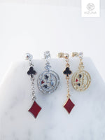 Load image into Gallery viewer, Alice in Wonderland Mix &amp; Match Earrings (Clock style)
