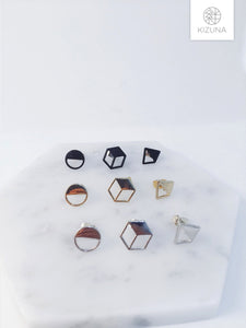 Two Dimensional Shaped Earrings (3 Styles)