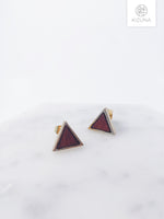 Load image into Gallery viewer, Triangle Marble Earrings (4 Styles)
