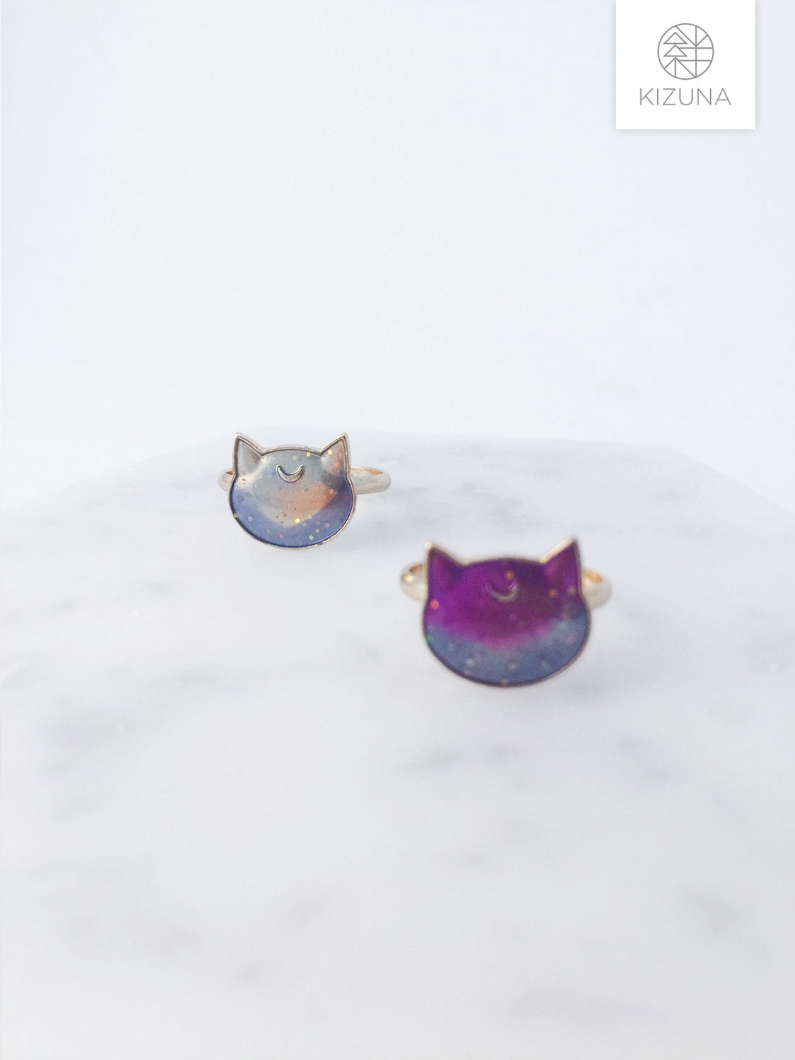 Galaxy Cat Ring (2 colors)