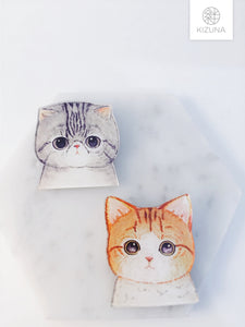 Cute Fluffy Kitten Pins (2 styles)