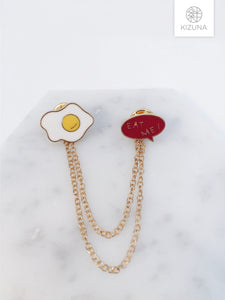 Egg-cellent Egg Collar Pin