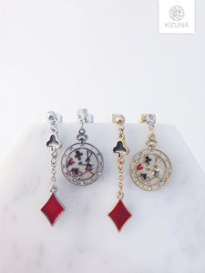 Alice in Wonderland Mix & Match Earrings (Clock style)