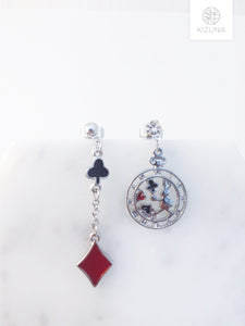 Alice in Wonderland Mix & Match Earrings (Clock style)