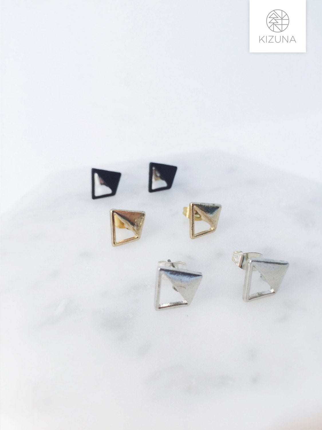 Two Dimensional Shaped Earrings (3 Styles)