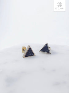 Triangle Marble Earrings (4 Styles)