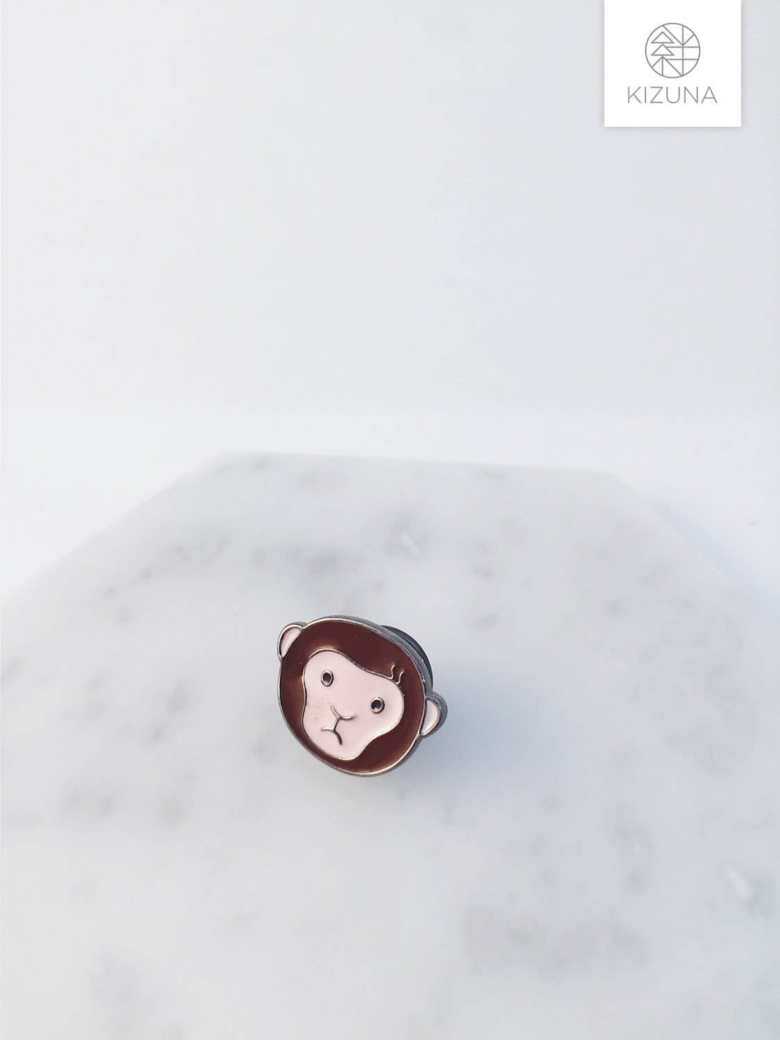 Innocent Monkey Enamel Pin