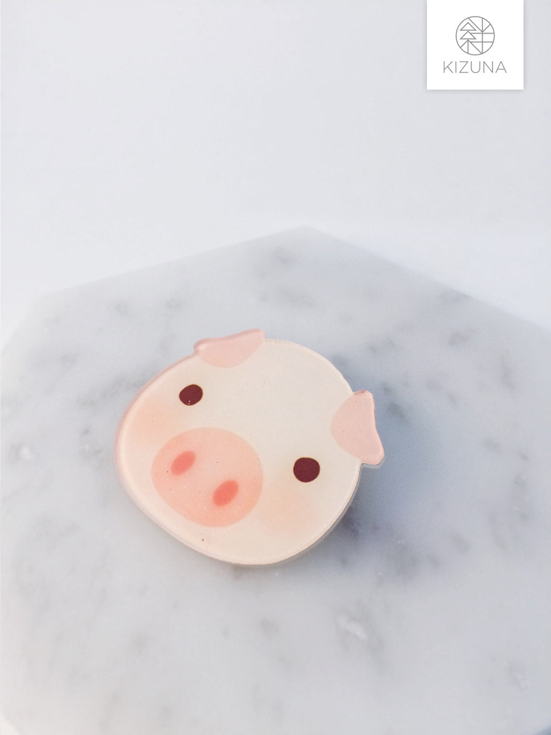 Cute Pink Piggy Pin