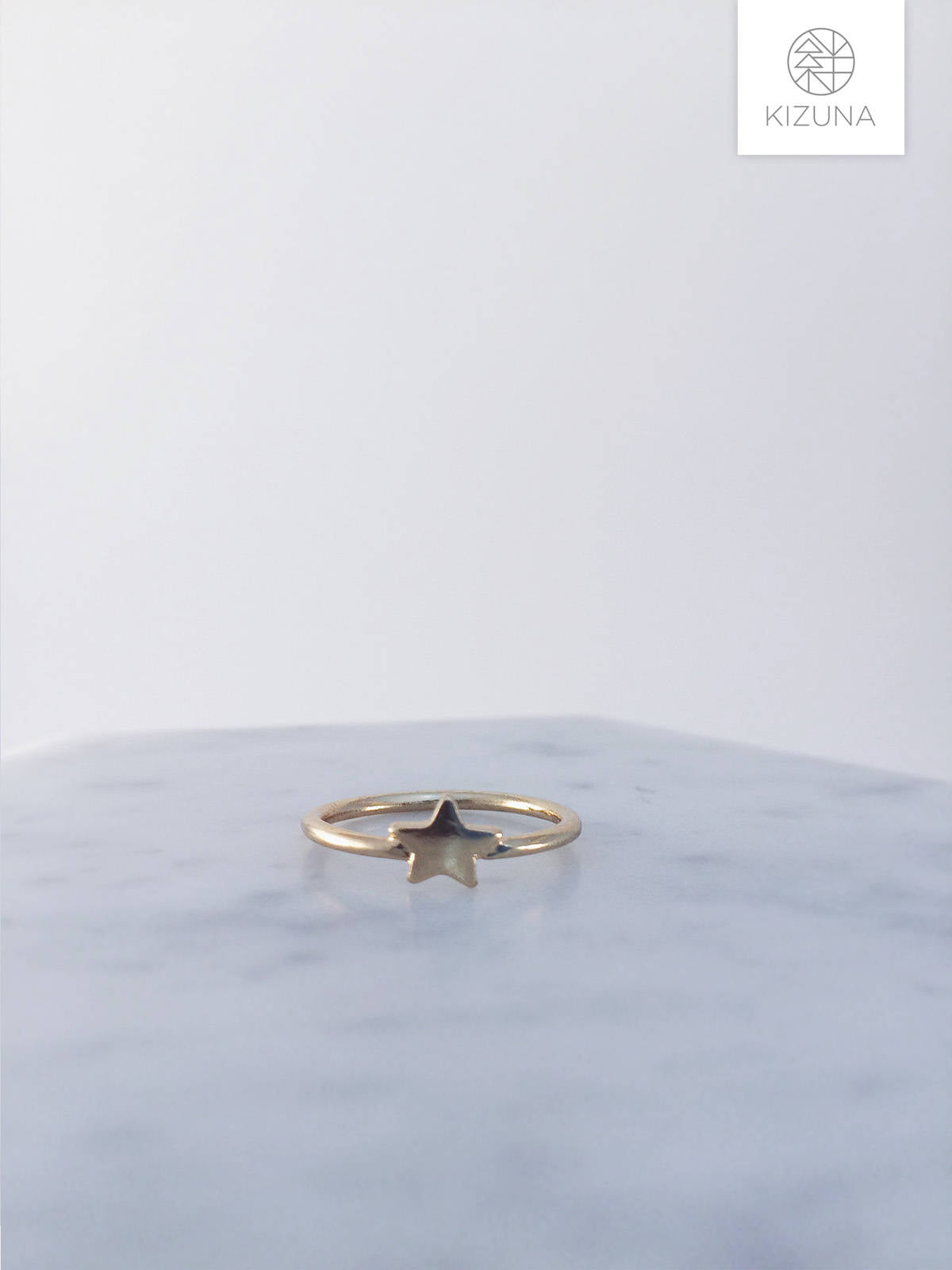 Minimalist Gold Star Ring