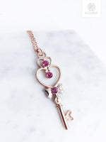 Load image into Gallery viewer, Sailor Moon Crystal Keylock Necklace (2 Colors)
