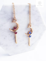 Load image into Gallery viewer, Sailor Moon Crystal Moon Necklace (2 Colors)
