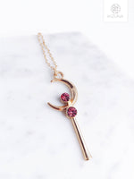 Load image into Gallery viewer, Sailor Moon Crystal Moon Necklace (2 Colors)
