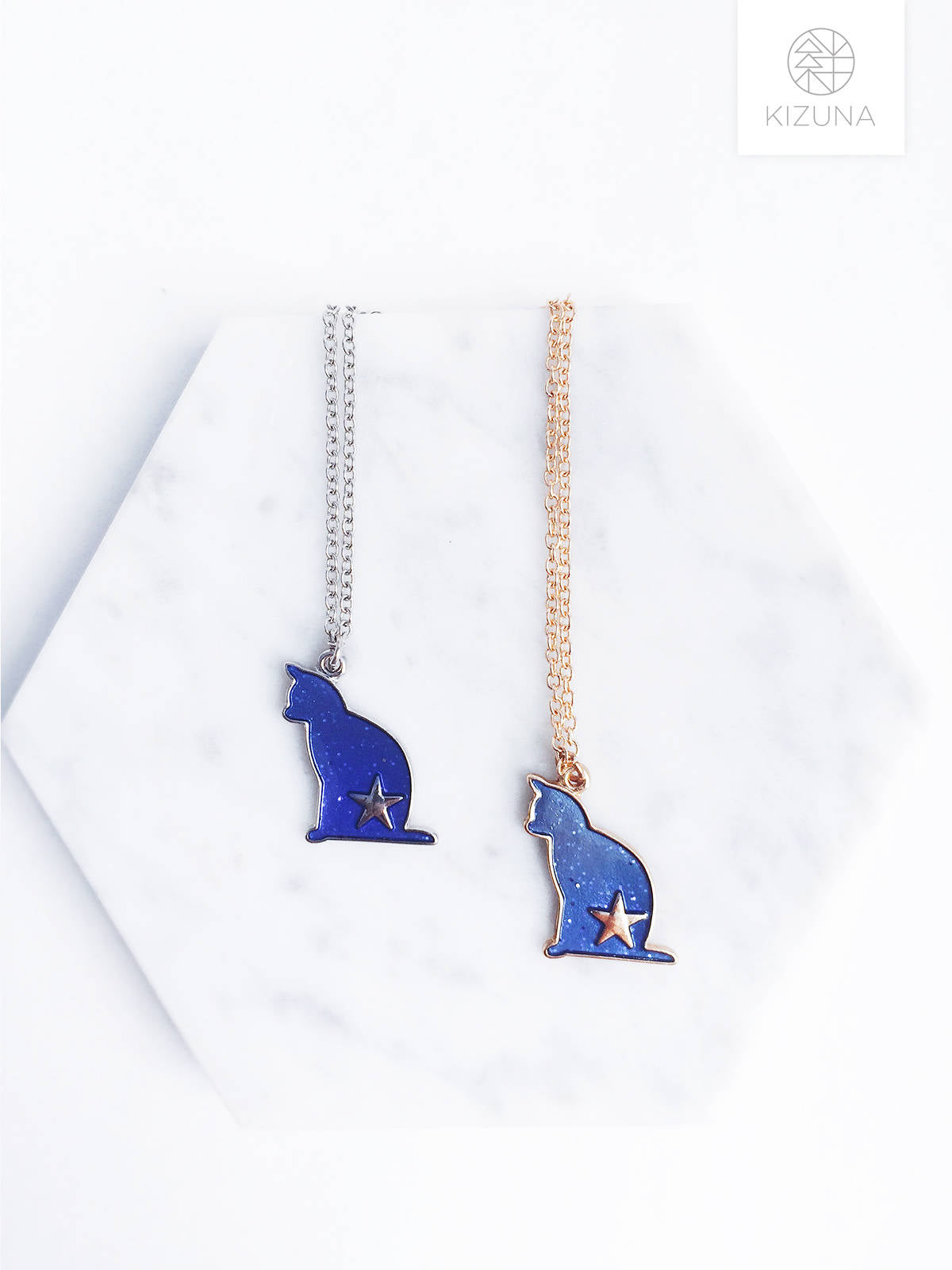 Galaxy Cat Necklace (2 Colors)