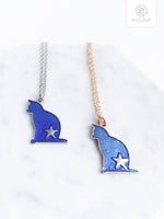 Load image into Gallery viewer, Galaxy Cat Necklace (2 Colors)
