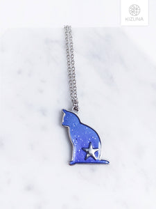 Galaxy Cat Necklace (2 Colors)