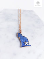 Load image into Gallery viewer, Galaxy Cat Necklace (2 Colors)
