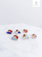 Load image into Gallery viewer, Japanese Mt. Fuji Earring Set (2 Colors)
