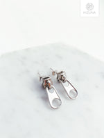 Load image into Gallery viewer, Zipper Earrings (3 Colors)
