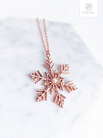 Load image into Gallery viewer, Snowflake Necklace (Christmas Exclusive )
