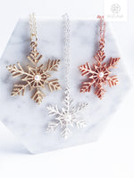 Load image into Gallery viewer, Snowflake Necklace (Christmas Exclusive )
