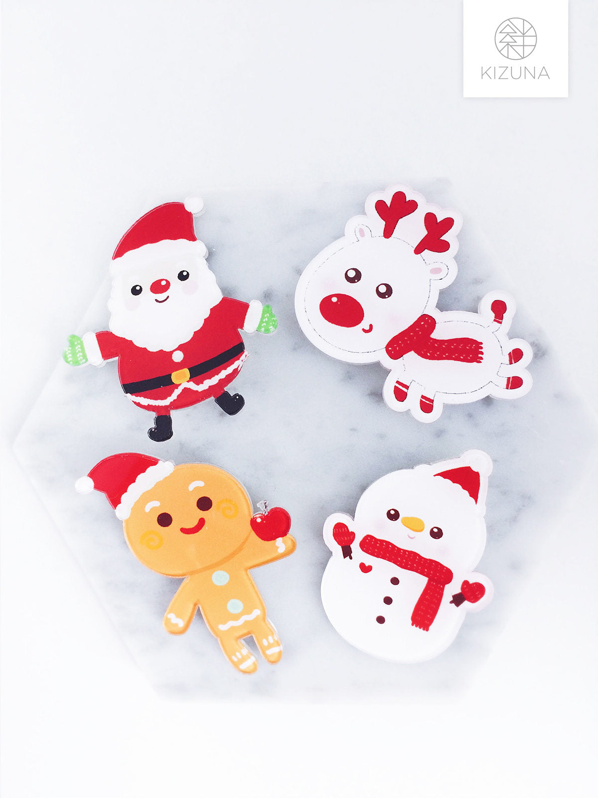 Festive Christmas Pins (4 Styles)