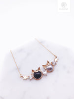 Load image into Gallery viewer, Sailor Moon Luna &amp; Artemis Necklace
