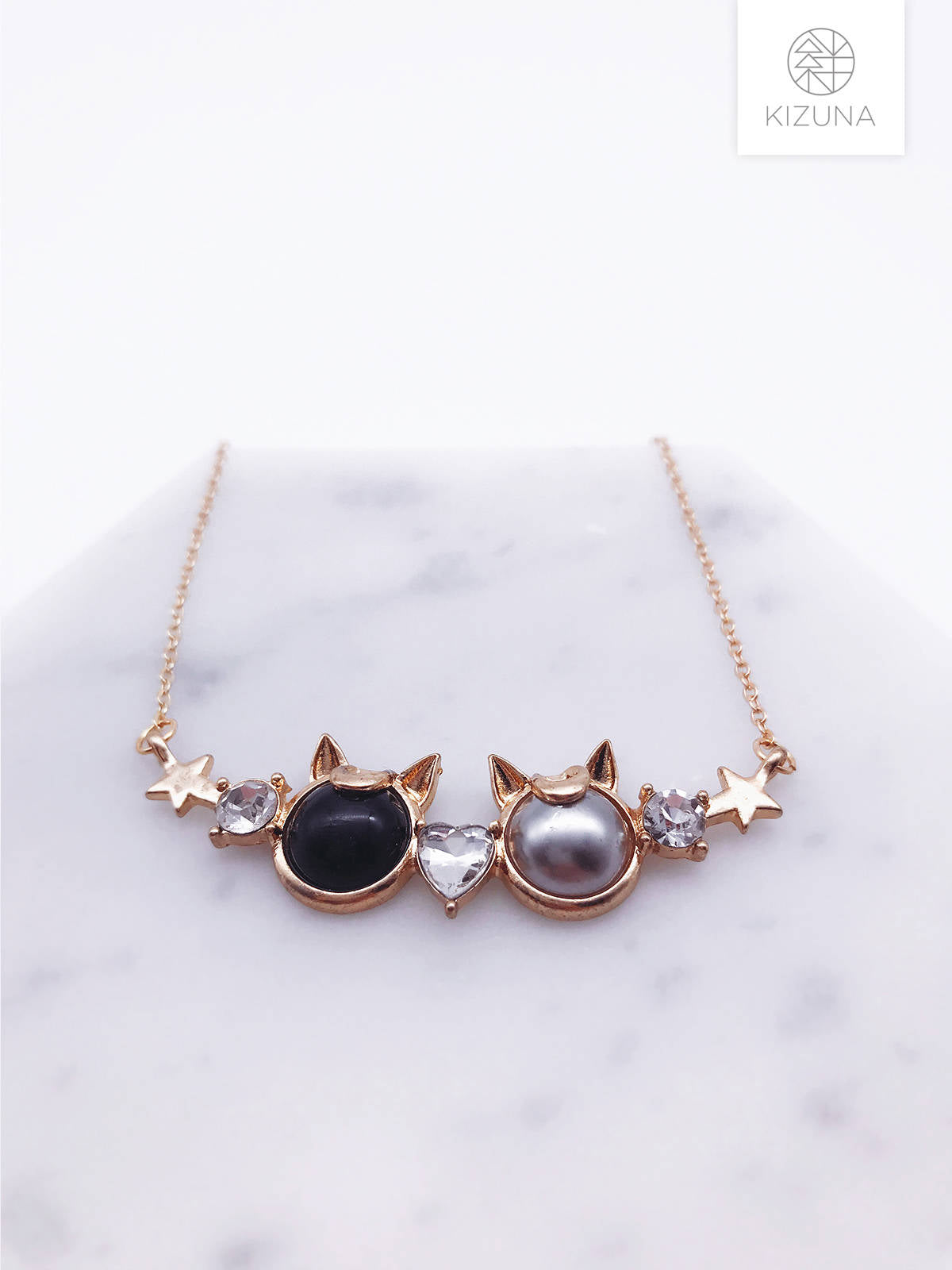 Sailor Moon Luna & Artemis Necklace