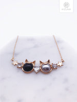 Load image into Gallery viewer, Sailor Moon Luna &amp; Artemis Necklace
