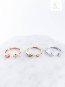 Minimalist Cross Ring (3 Colors)