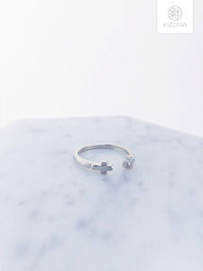 Minimalist Cross Ring (3 Colors)