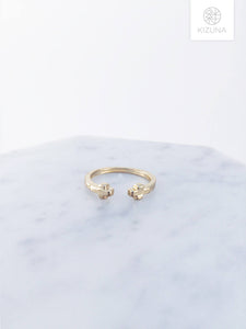 Minimalist Cross Ring (3 Colors)