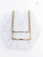 Load image into Gallery viewer, Minimalist Rustic Bar Necklace
