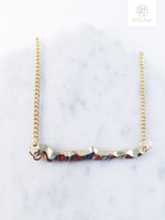 Load image into Gallery viewer, Minimalist Rustic Bar Necklace
