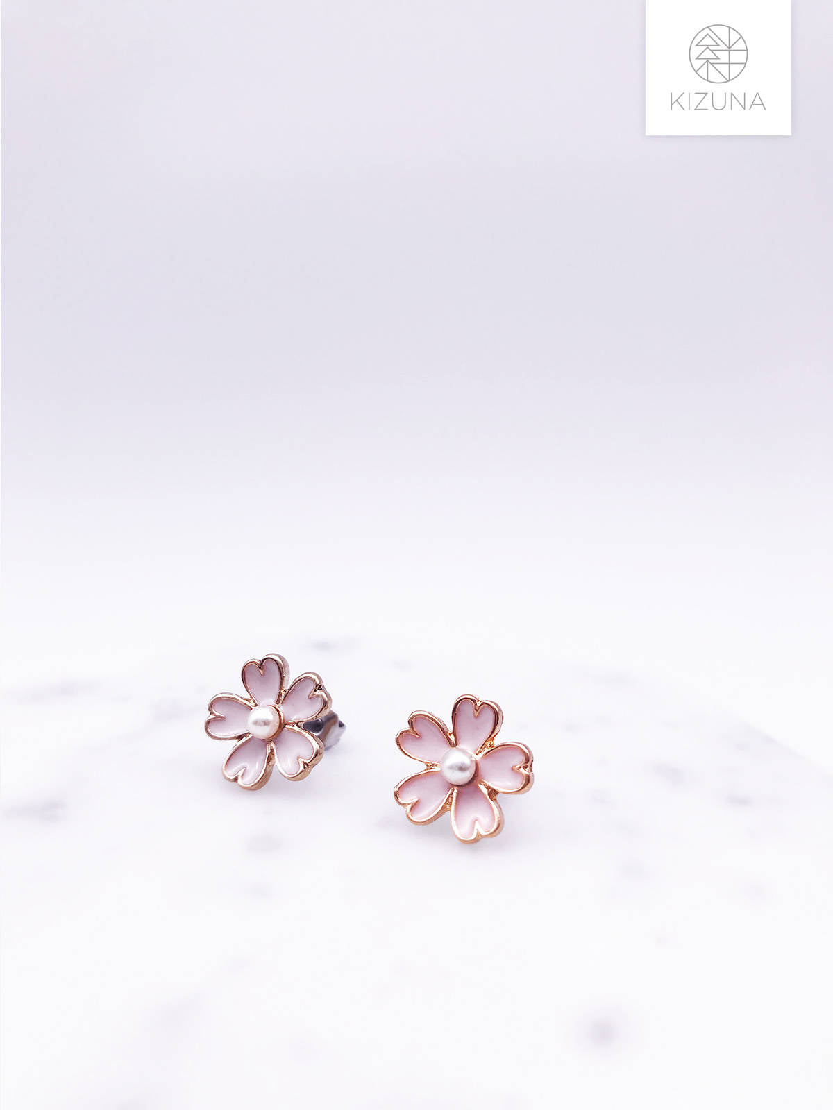 Japanese Sakura Cherry Blossom Earrings