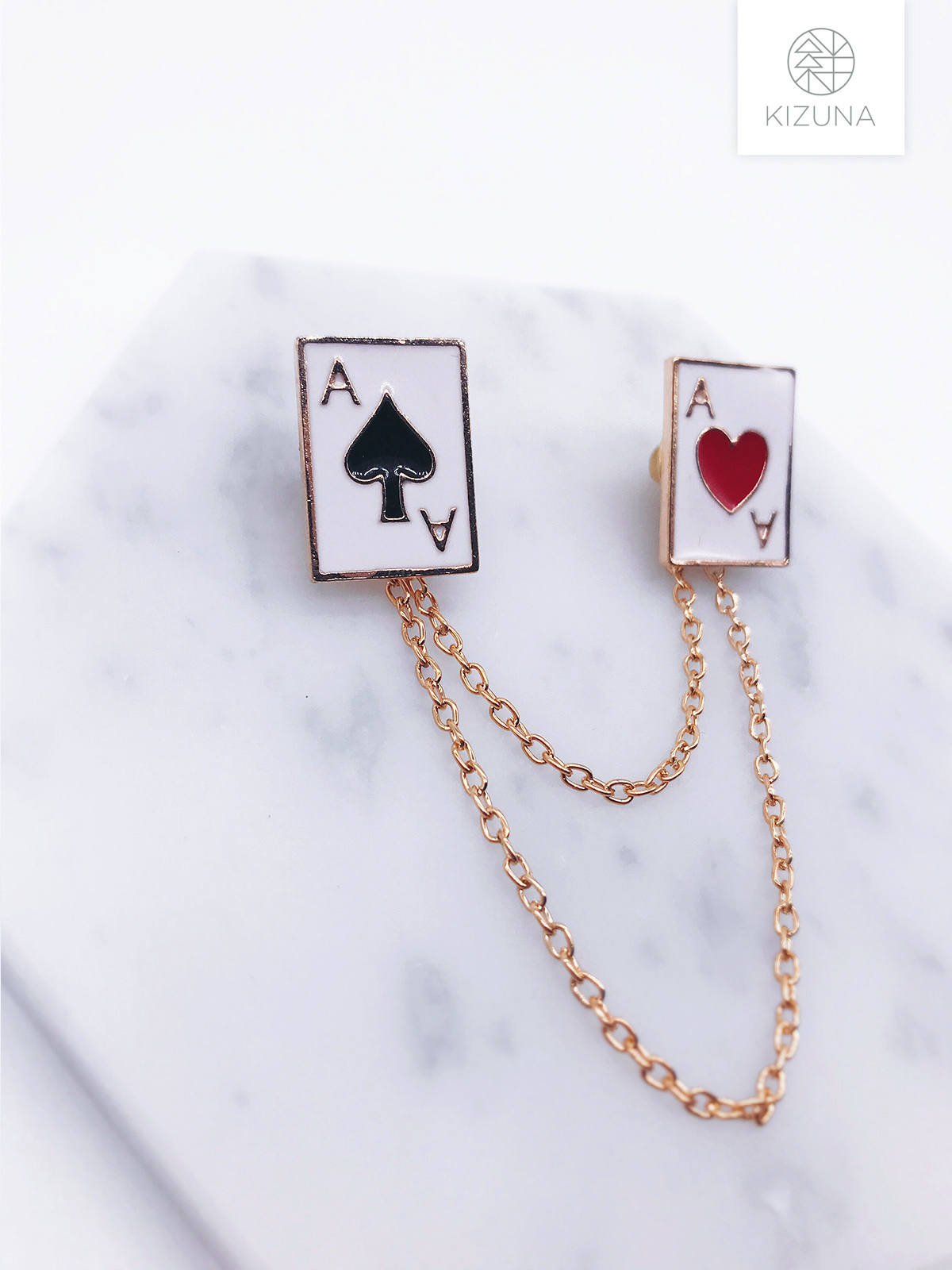 Playing Trump Cards Collar Pin (Mix & Match)