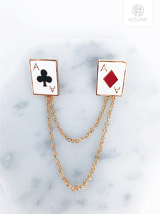 Playing Trump Cards Collar Pin (Mix & Match)