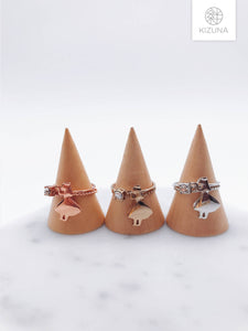 Alice in Wonderland Stackable Ring (Alice style)