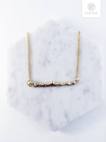 Load image into Gallery viewer, Minimalist Rustic Bar Necklace
