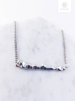 Load image into Gallery viewer, Minimalist Rustic Bar Necklace
