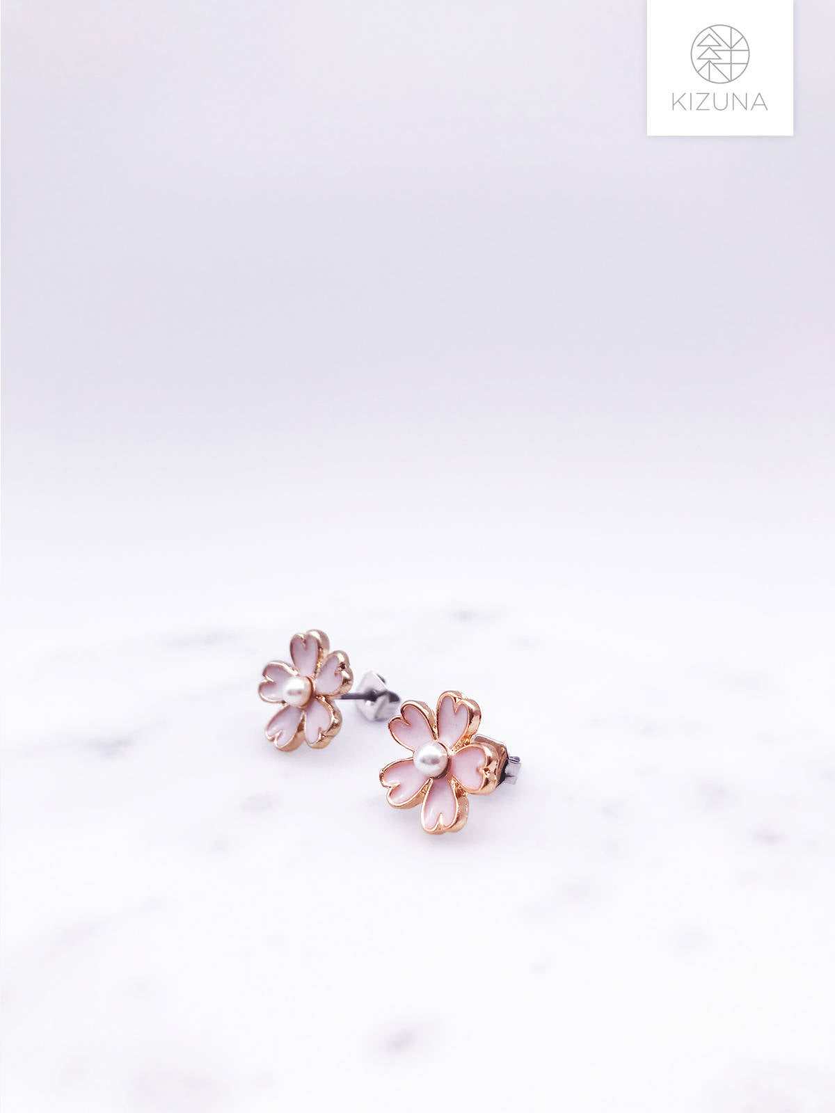 Japanese Sakura Cherry Blossom Earrings