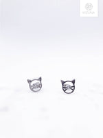 Load image into Gallery viewer, Minimalist Cat Stud Earrings
