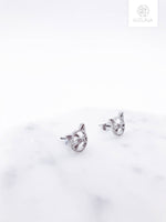 Load image into Gallery viewer, Minimalist Cat Stud Earrings
