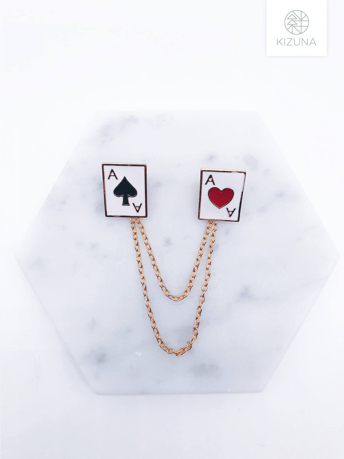 Playing Trump Cards Collar Pin (Mix & Match)