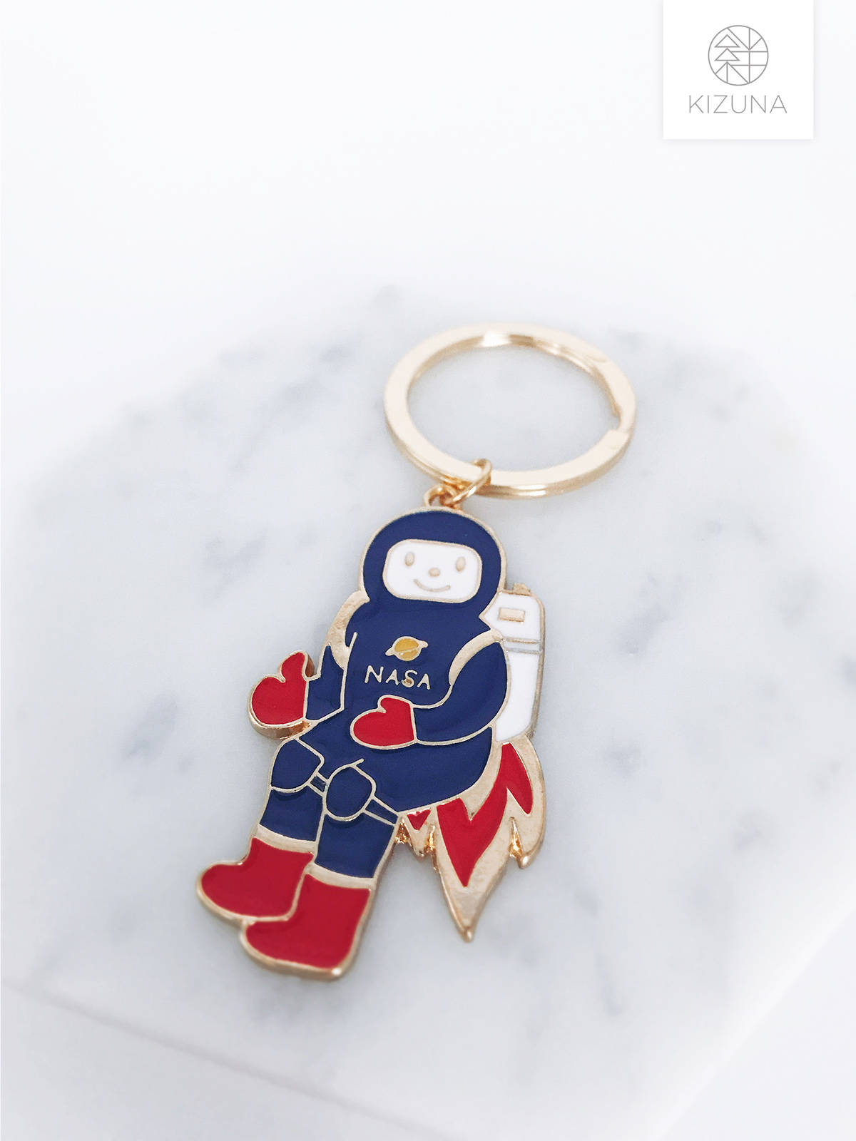 Astronaut Charm Keychain