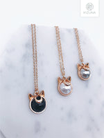 Load image into Gallery viewer, Sailor Moon Luna &amp; Artemis Necklace (3 Colors)
