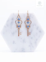 Load image into Gallery viewer, Sailor Moon Crystal Keylock Earrings (2 Colors)
