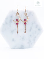 Load image into Gallery viewer, Sailor Moon Crystal Moon Earrings (2 Colors)
